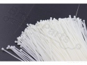 Tie-wrap cable tie 150x2mm white 10 pieces